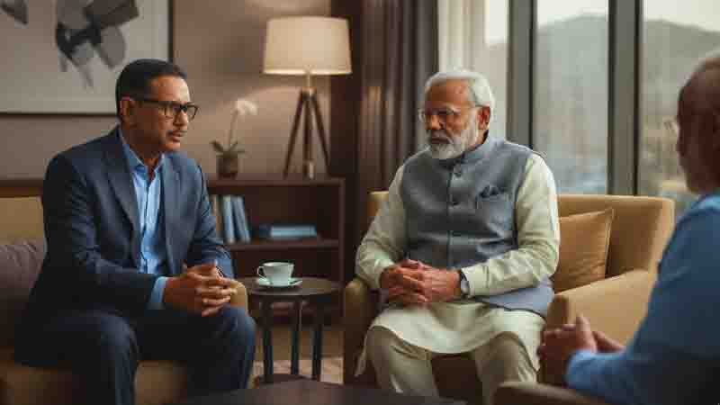 মোদি-কাদের গোপন বৈঠক