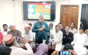 বক্তব্য রাখছেন জাসাস কেন্দ্রীয় কমিটির যুগ্ম আহ্বায়ক ও নারায়ণগঞ্জ জেলা বিএনপির সাবেক যুগ্ম সম্পাদক আনিসুল ইসলাম সানি।