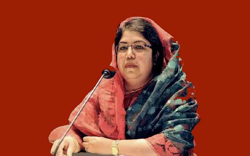 হত্যা মামলায় গ্রেপ্তার শিরীন শারমিন সাবেক স্পিকার শিরিন শারমীন চৌধুরী।