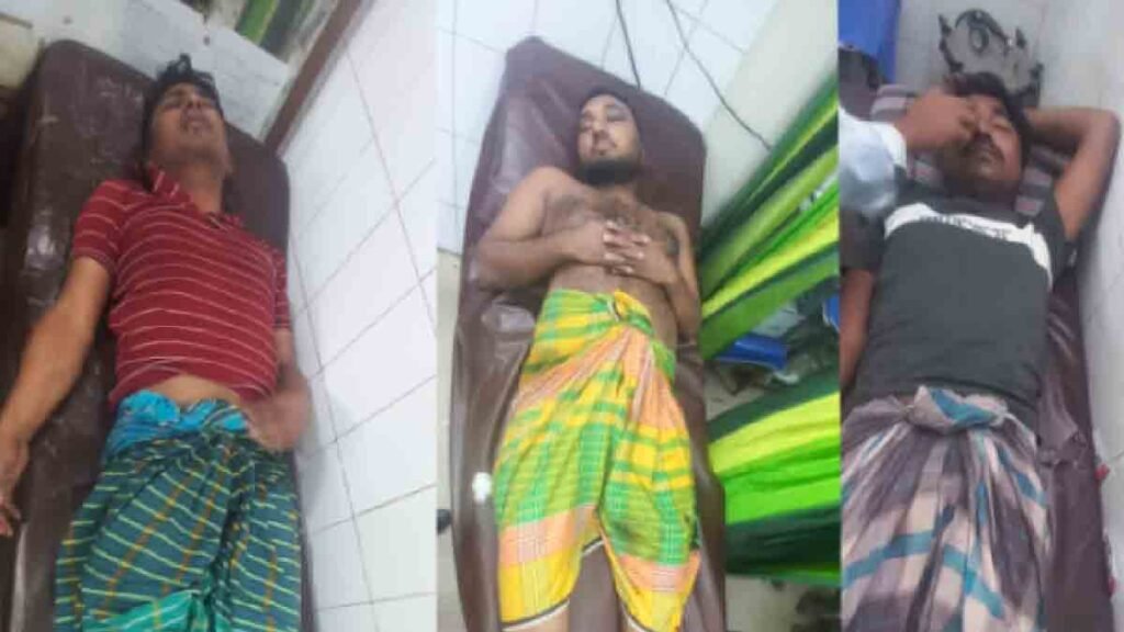 নারায়ণগঞ্জের রূপগঞ্জে গণপিটুনিতে আহত ডিবি পুলিশের চার সদস্য গ্রেপ্তার।