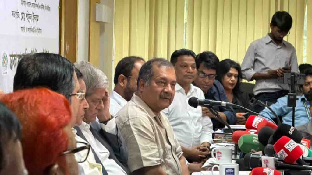 আধা-বিচারিক ক্ষমতাসম্পন্ন গণমাধ্যম কমিশন গঠন করছে সরকার বক্তব্য রাখছেন তথ্য ও সম্প্রচার মন্ত্রী জহির উদ্দিন স্বপন।