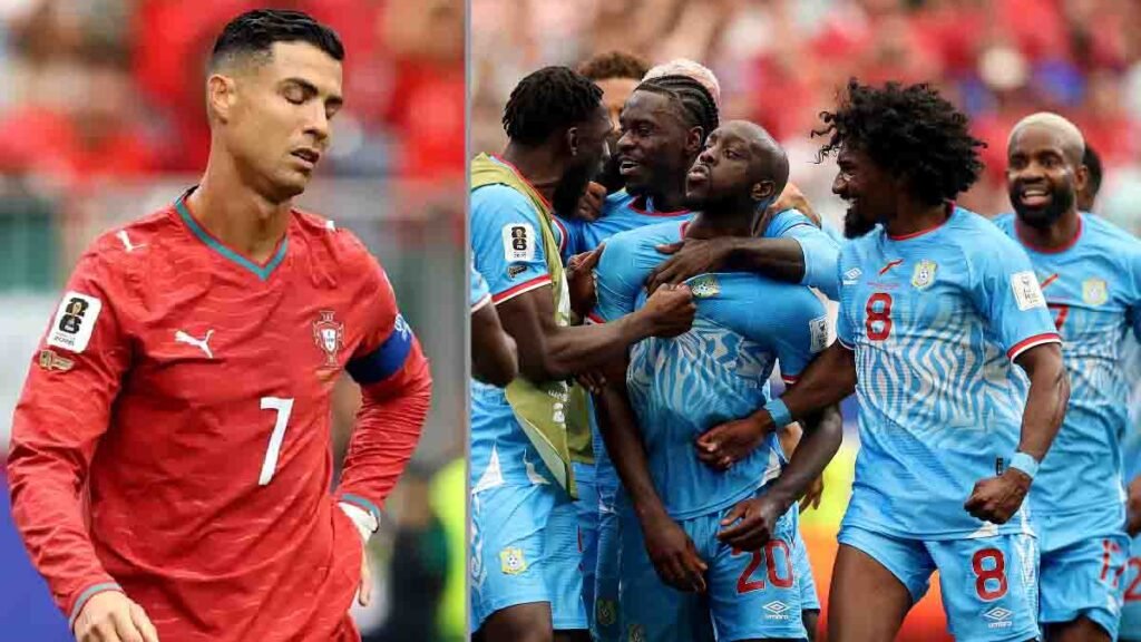 রোনালদোর রেকর্ডের রাতে পর্তুগালকে রুখে দিল ডিআর কঙ্গো