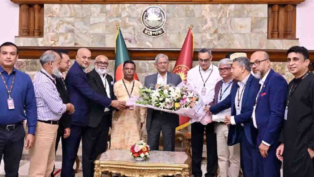বঙ্গভবনে রাষ্ট্রপতির সাথে যুক্তরাজ্যপ্রবাসী প্রতিনিধিদলের সঙ্গে সাক্ষাত।