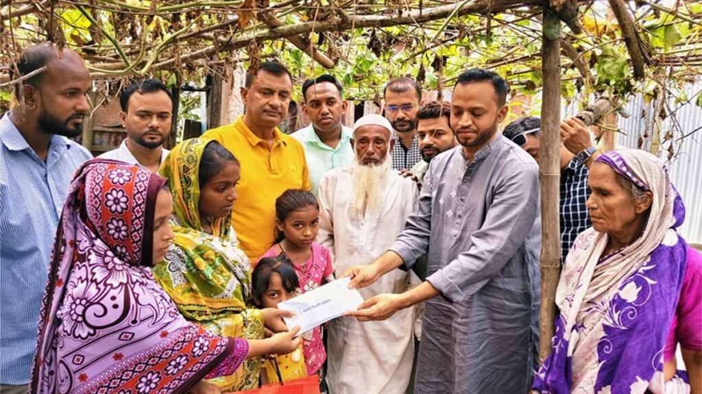 পাঁচ এতিম কন্যার পাশে প্রধানমন্ত্রী